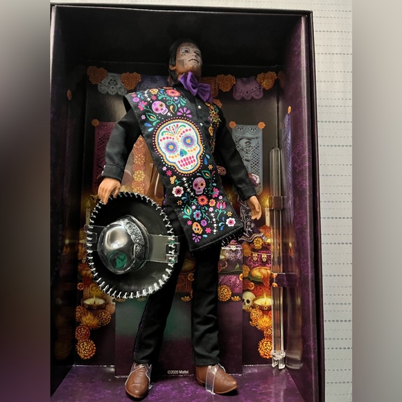 Barbie 2021 Dia De Muertos Ken (Day of The Dead) Doll GXL26 - Picture 2 of 6